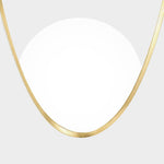 Eva Elegantní Hadí Kovový Náhrdelník Minimalistický