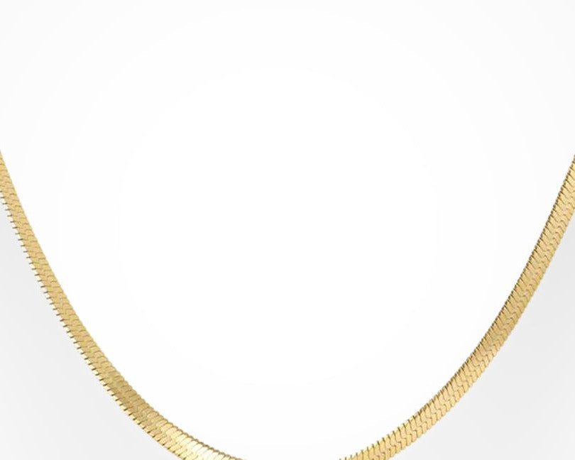 Eva Elegantní Hadí Kovový Náhrdelník Minimalistický