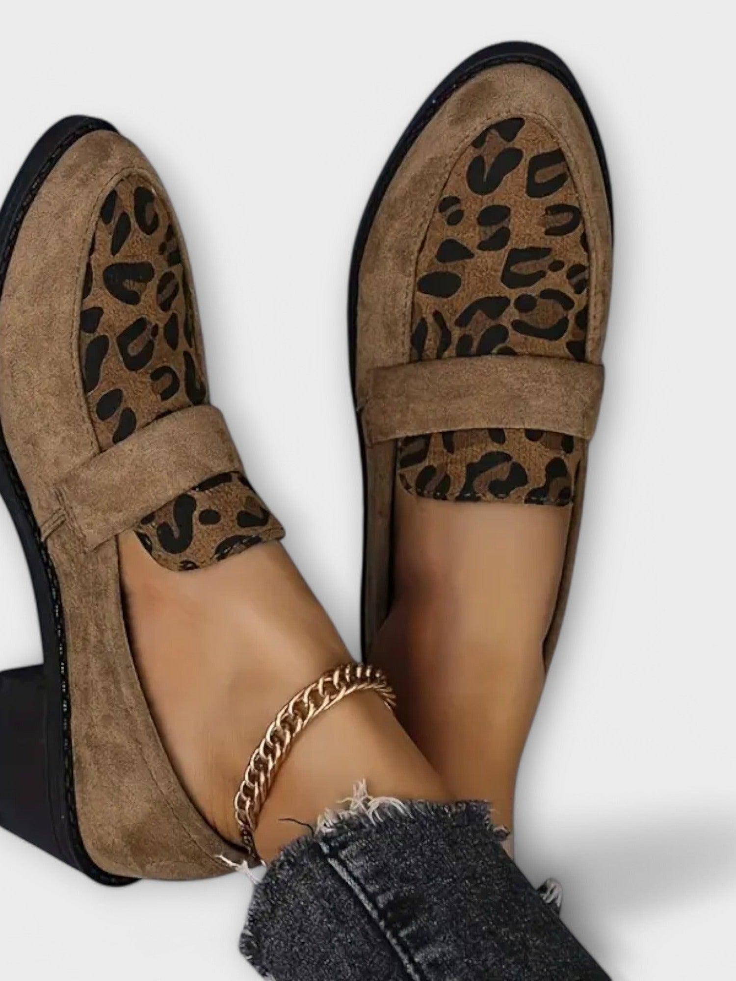 Eva Elegantní Leopardí Tenisky Pohodlné TlumeníNárazů