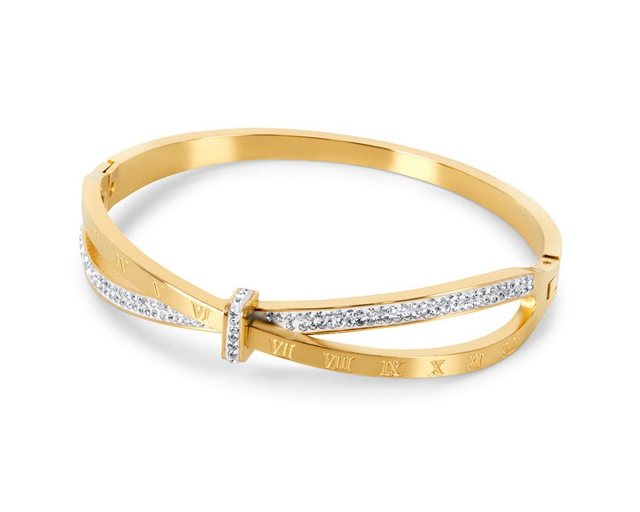Eva Sofistikovaná Pulsera Minimalista Nerezová Stylová