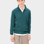 FAABES STRICKPULLOVER | petrol velvet