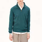 FAABES STRICKPULLOVER | petrol velvet