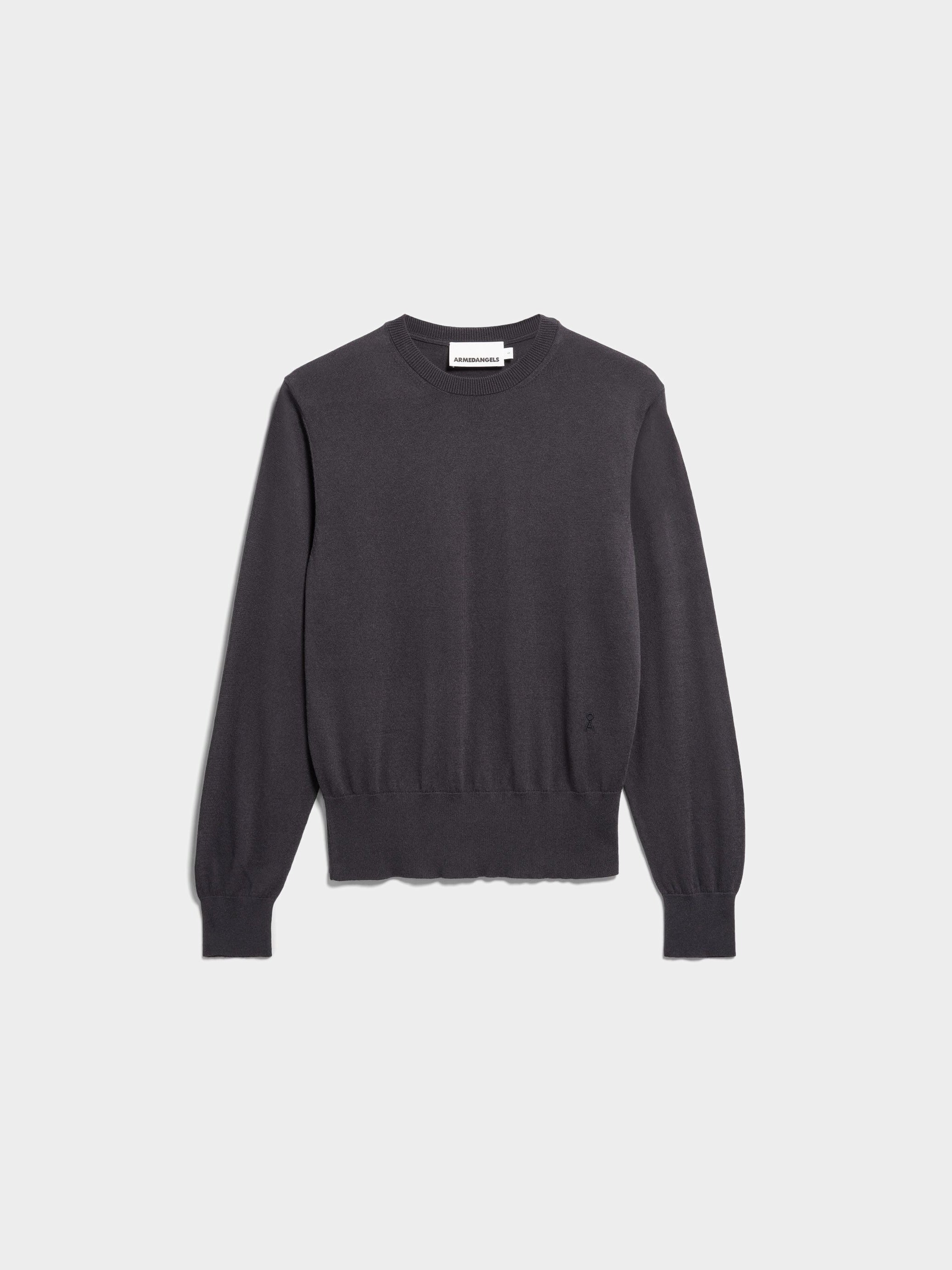 FEINSTRICKPULLOVER | dark steel