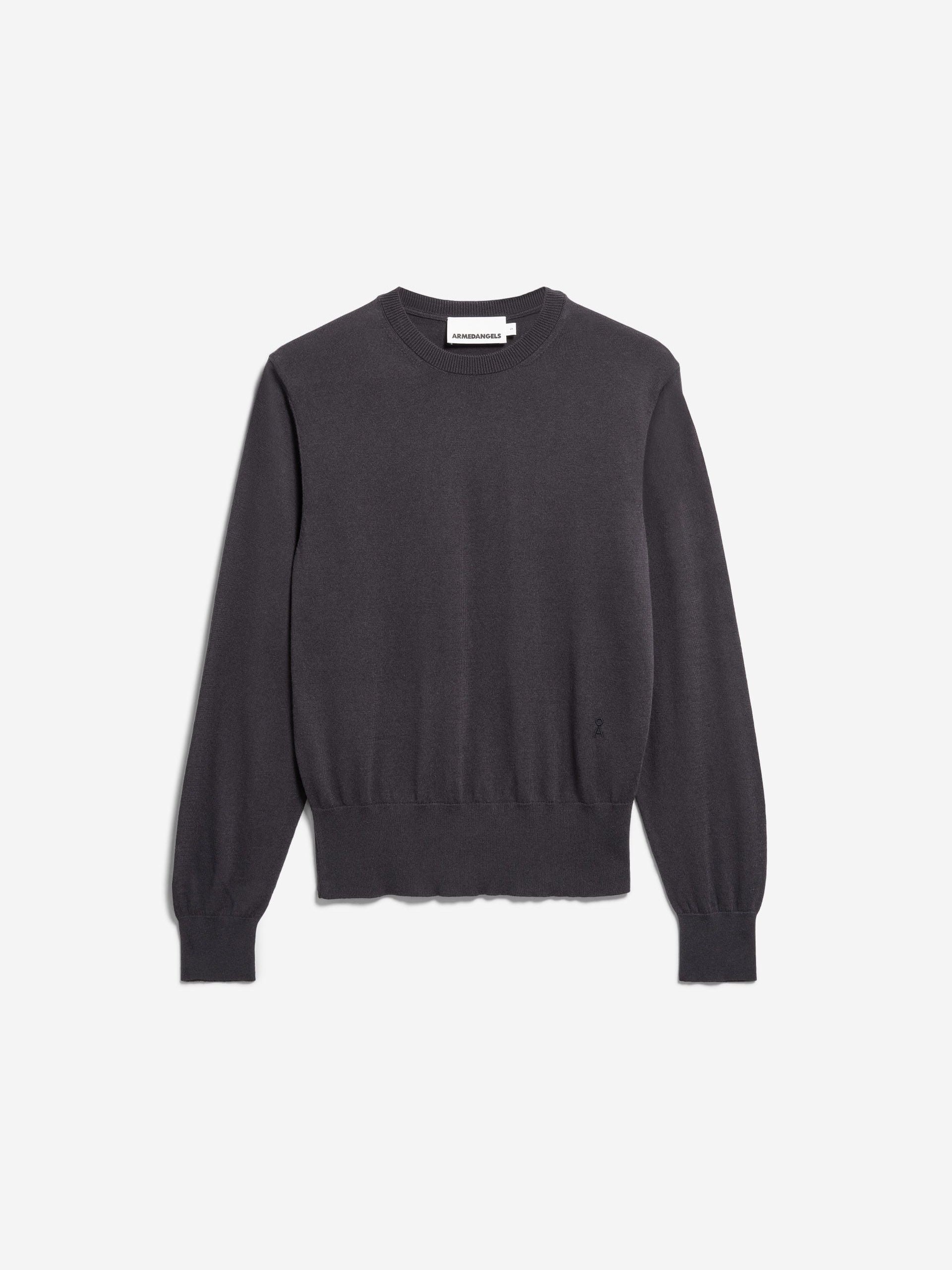 FEINSTRICKPULLOVER | dark steel