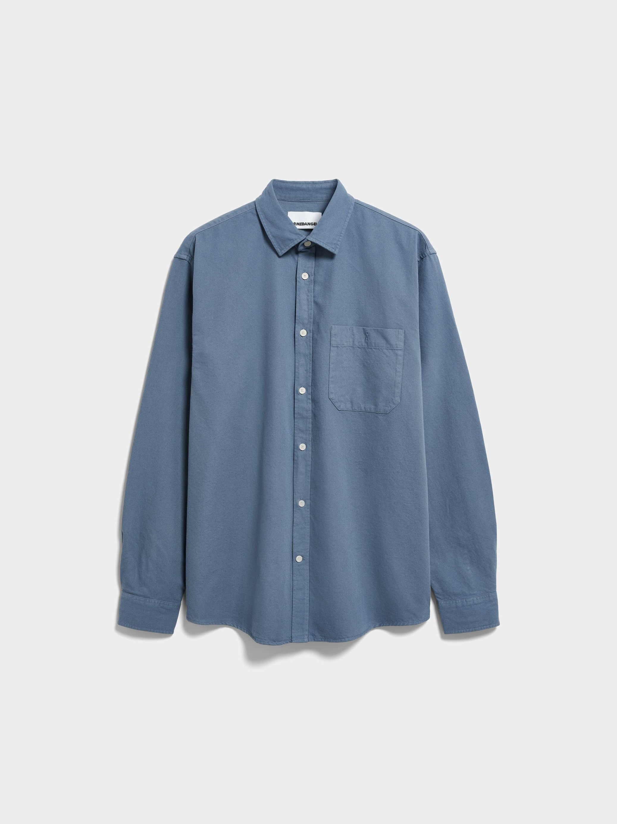 GMT DYE LEINEN-LANGARMHEMD | dusty moon