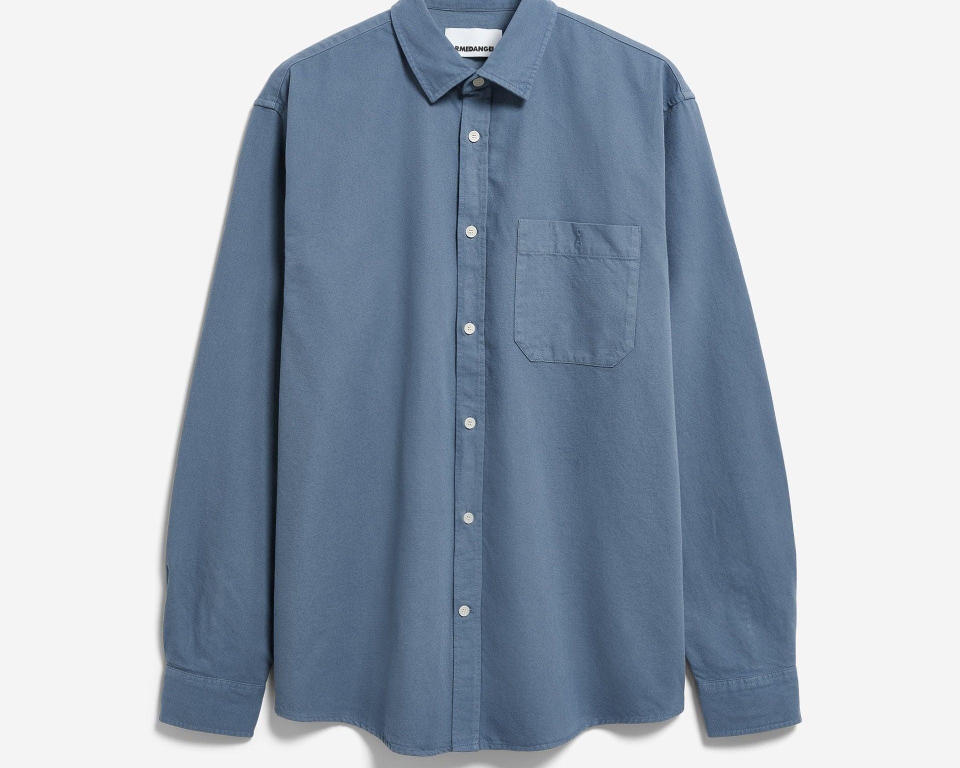 GMT DYE LEINEN-LANGARMHEMD | dusty moon