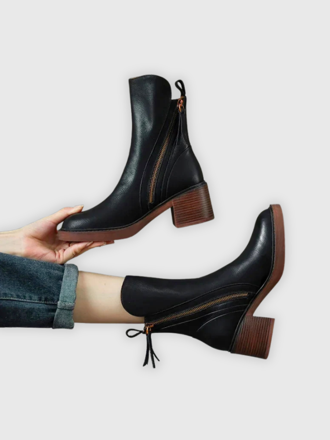 Grazia – Kotníkové boty na podpatku