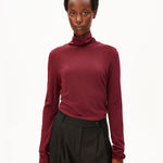 GRAZILIANAA SOFT LANGARMSHIRT | velvet red