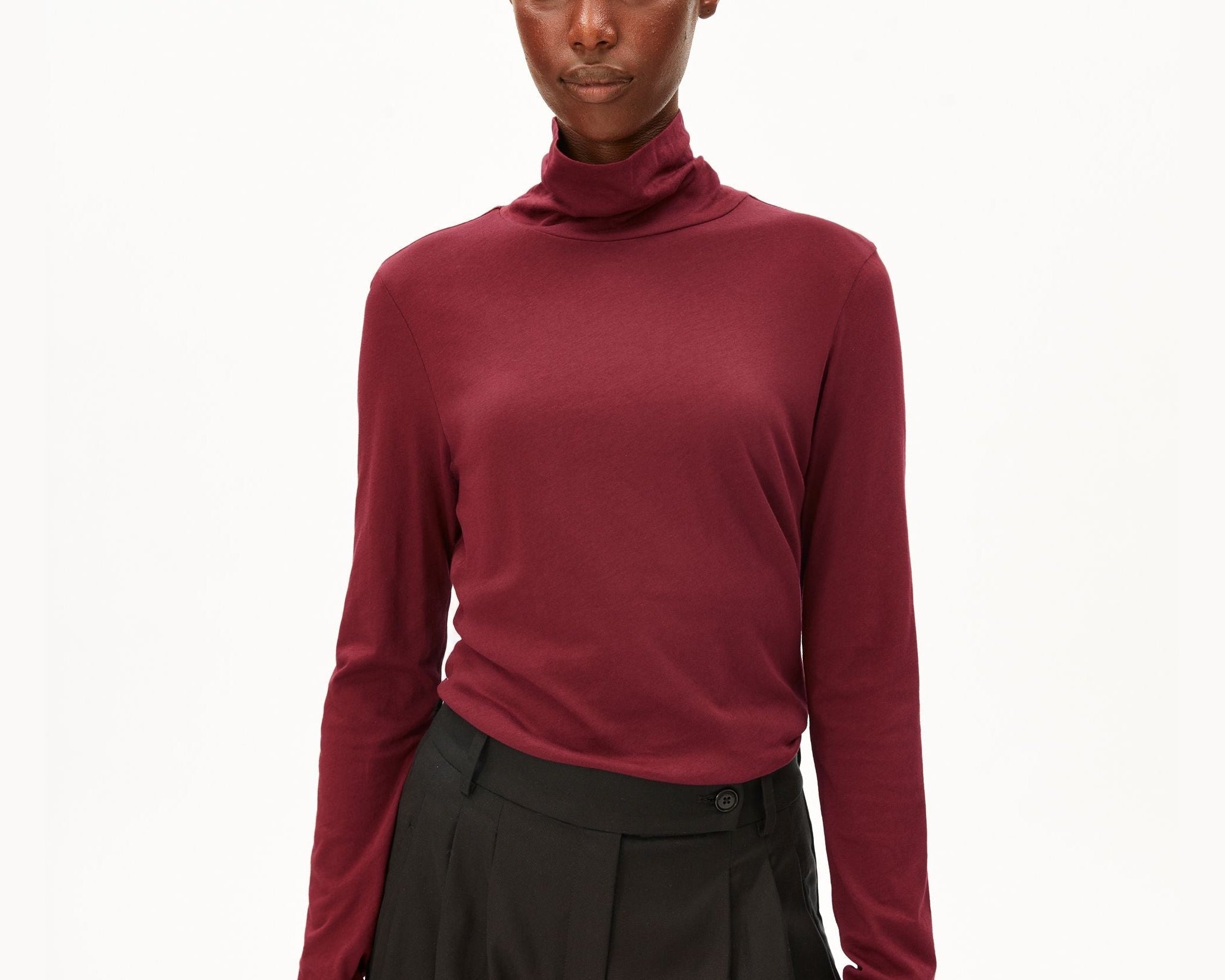 GRAZILIANAA SOFT LANGARMSHIRT | velvet red