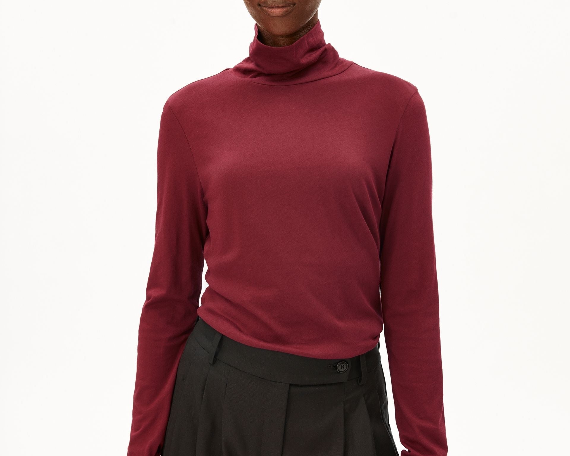 GRAZILIANAA SOFT LANGARMSHIRT | velvet red