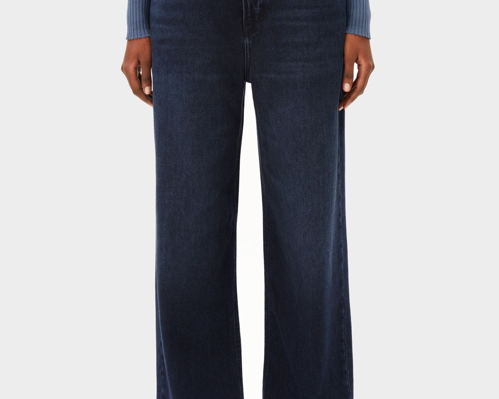 HAAYI LOW WAIST BAGGY JEANS | fluid ink