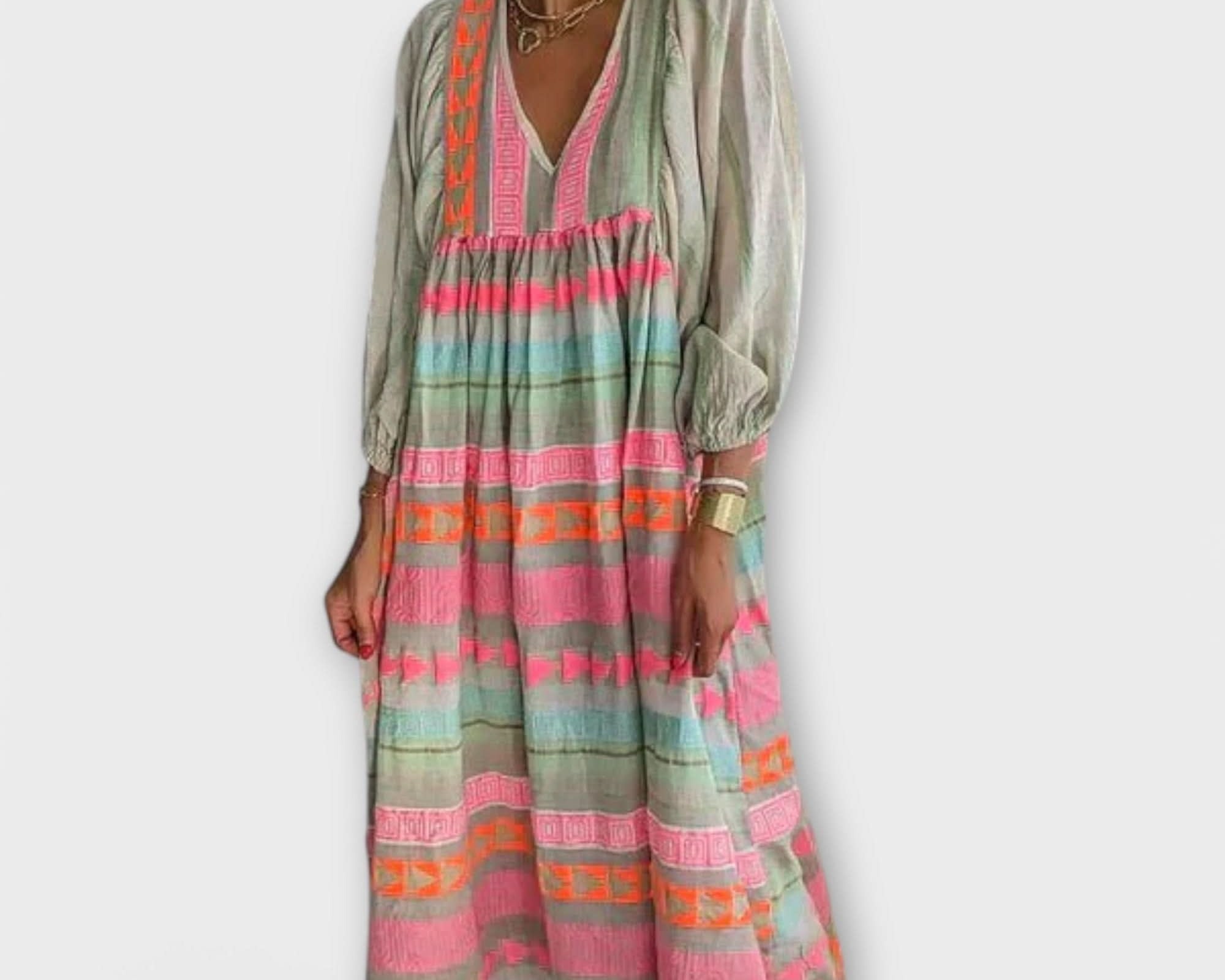 Hermine Vibrant Loose Dress