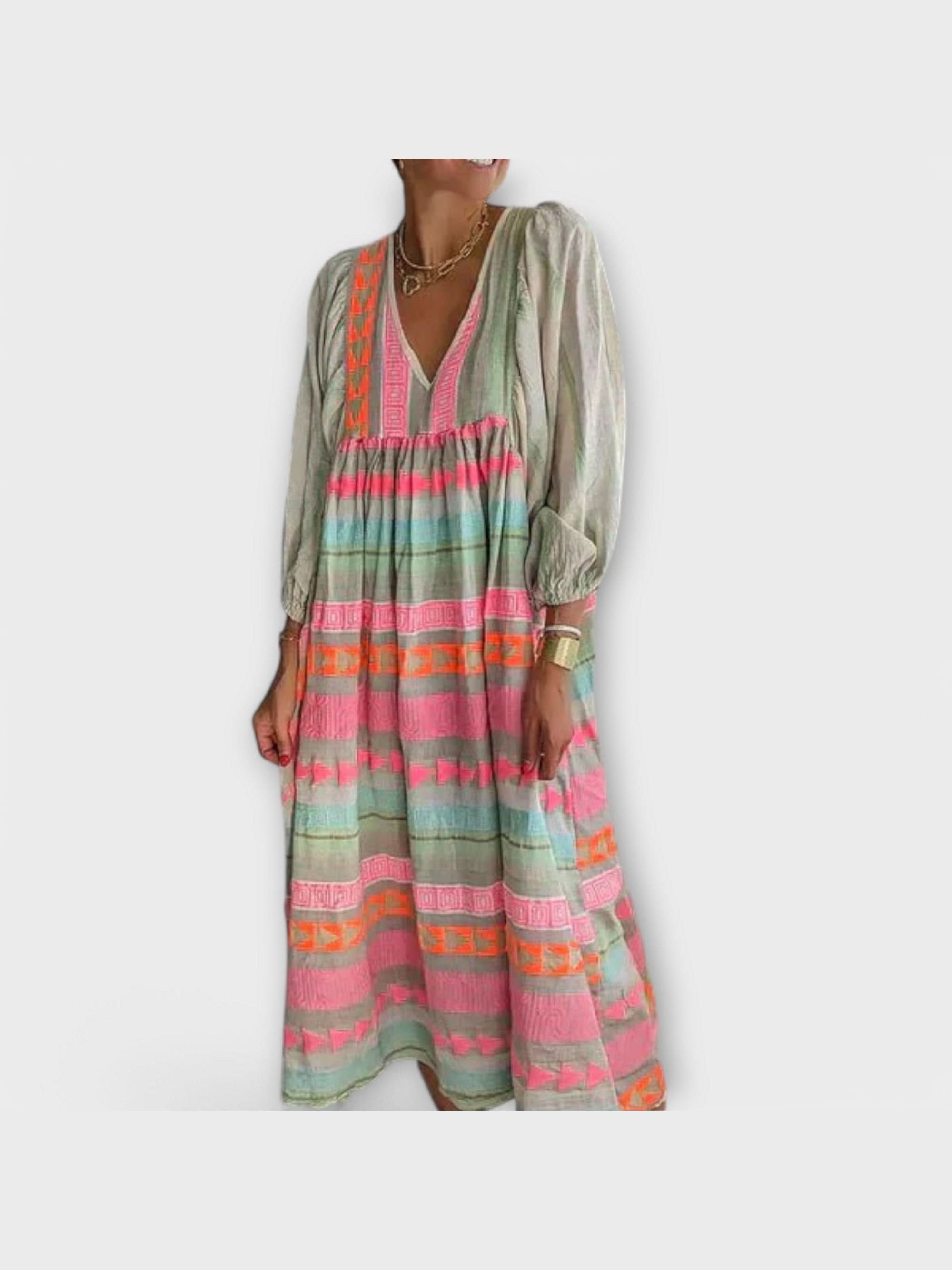 Hermine Vibrant Loose Dress