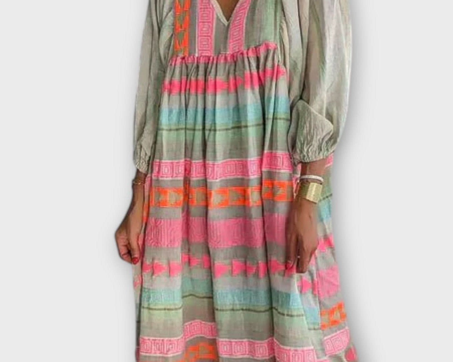 Hermine Vibrant Loose Dress