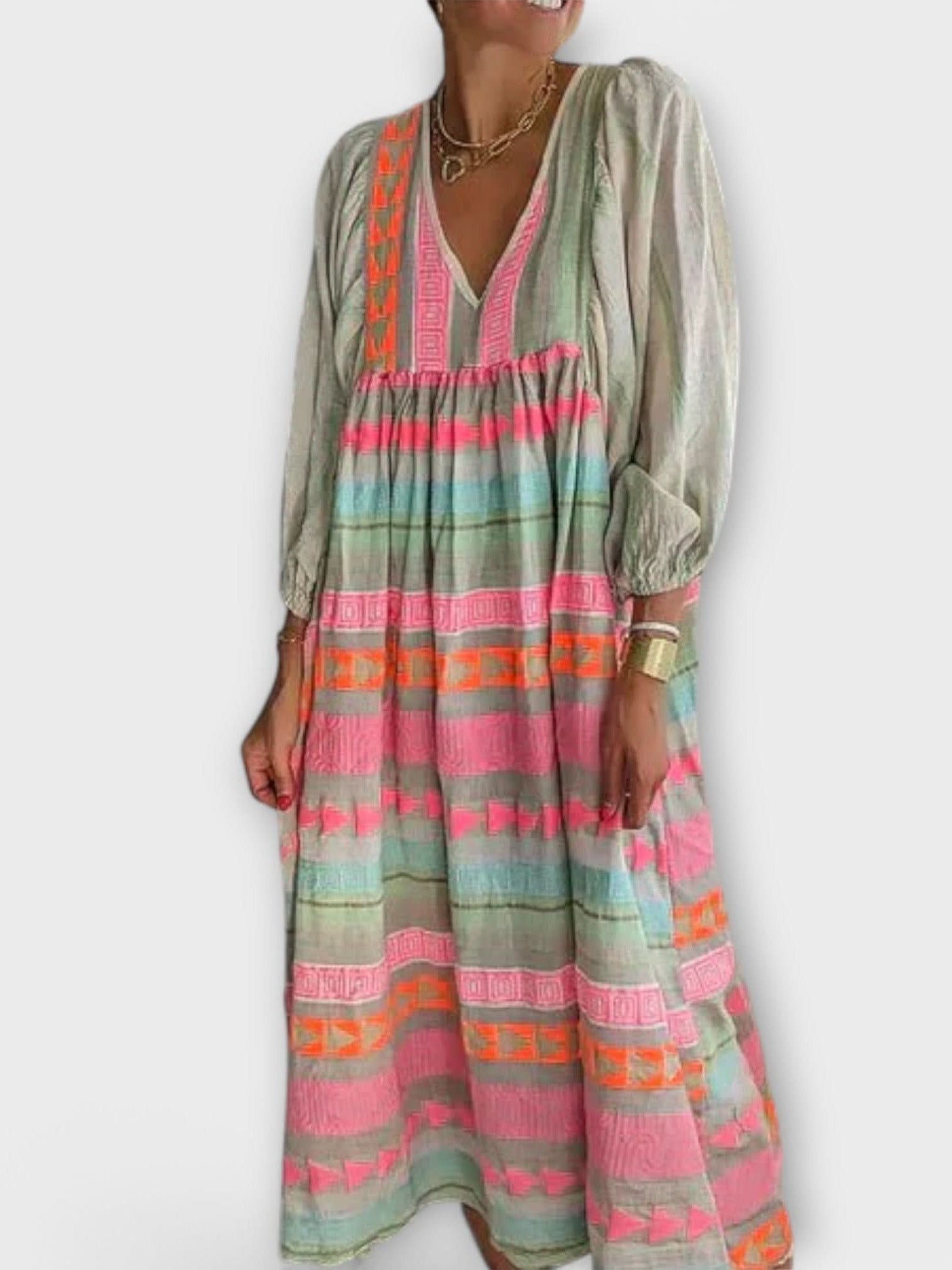 Hermine Vibrant Loose Dress