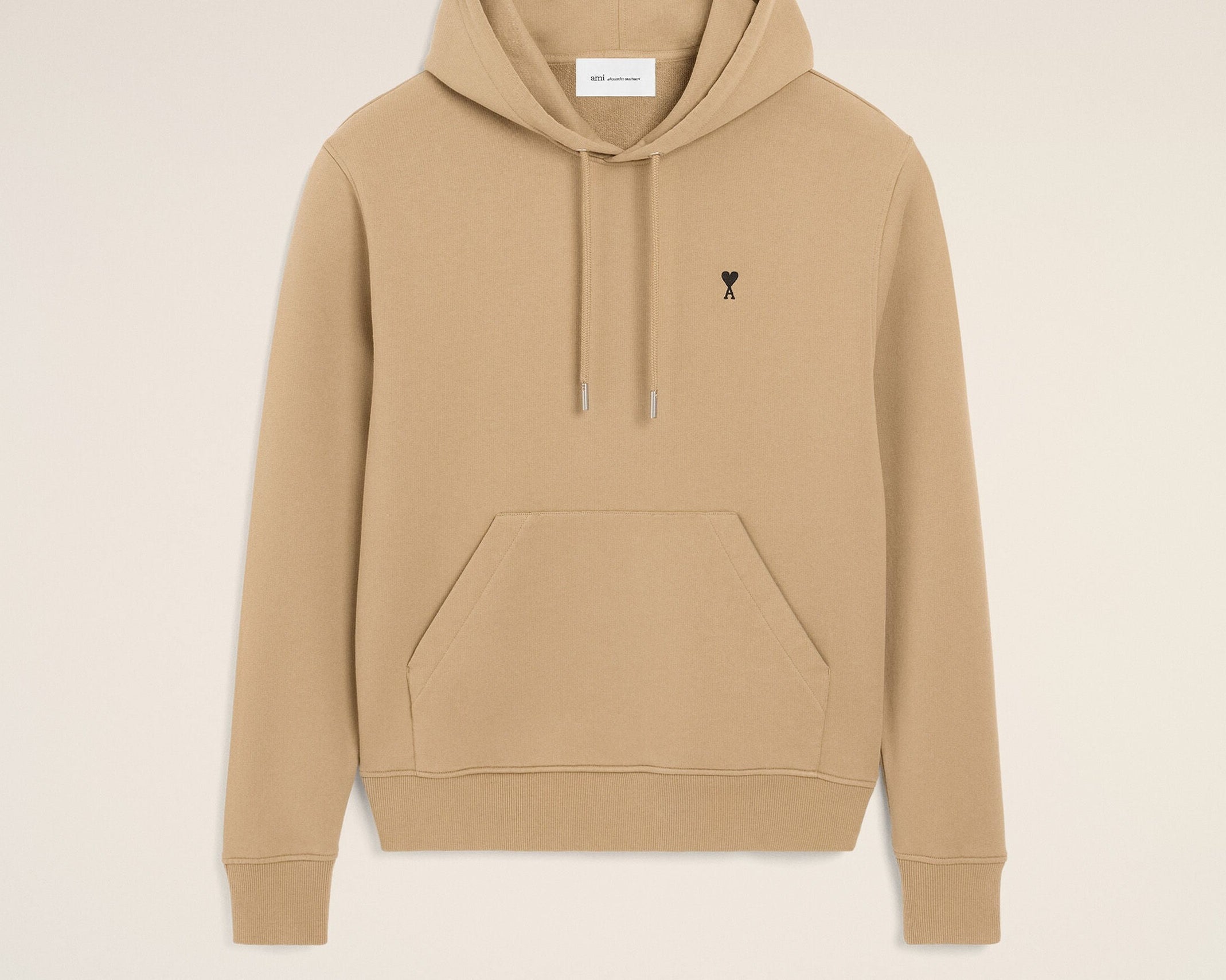 Hoodie beige en coton Ami de Coeur