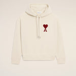 Hoodie Blanc Ami De Coeur en Coton