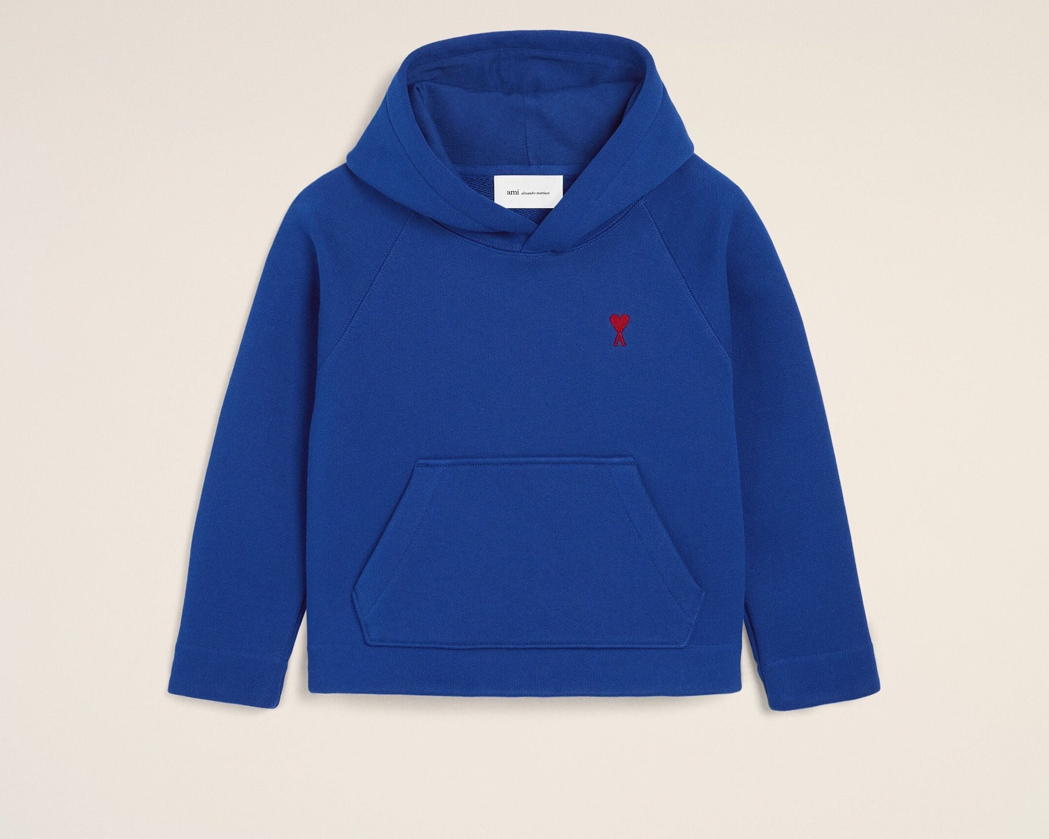 Hoodie bleu en coton Ami de Coeur
