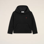 Hoodie noir en coton Ami de Coeur