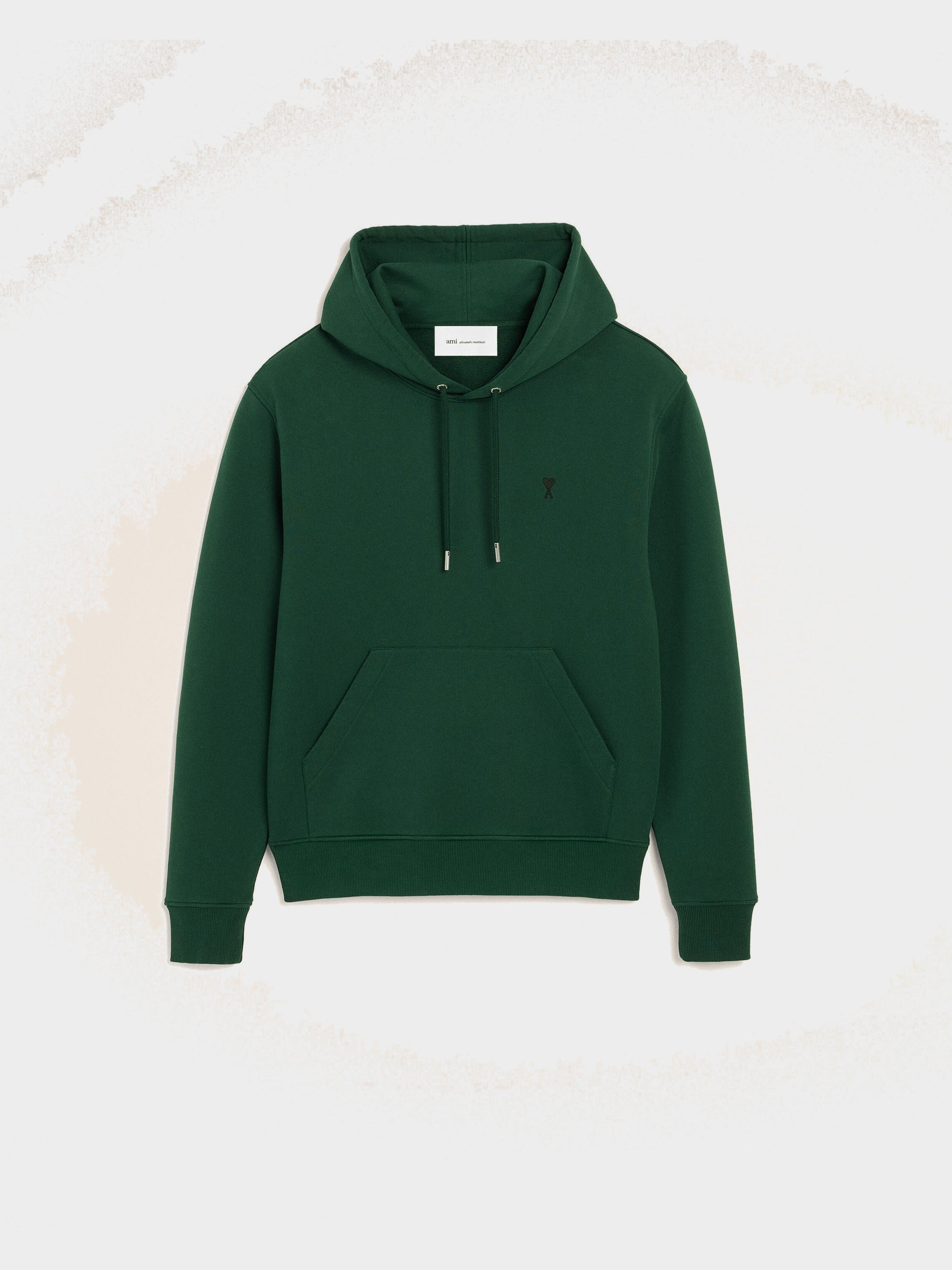 Hoodie vert en coton Ami de Coeur