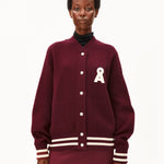 ICONIC Å BOMBERJACKE | velvet red-tinted navy