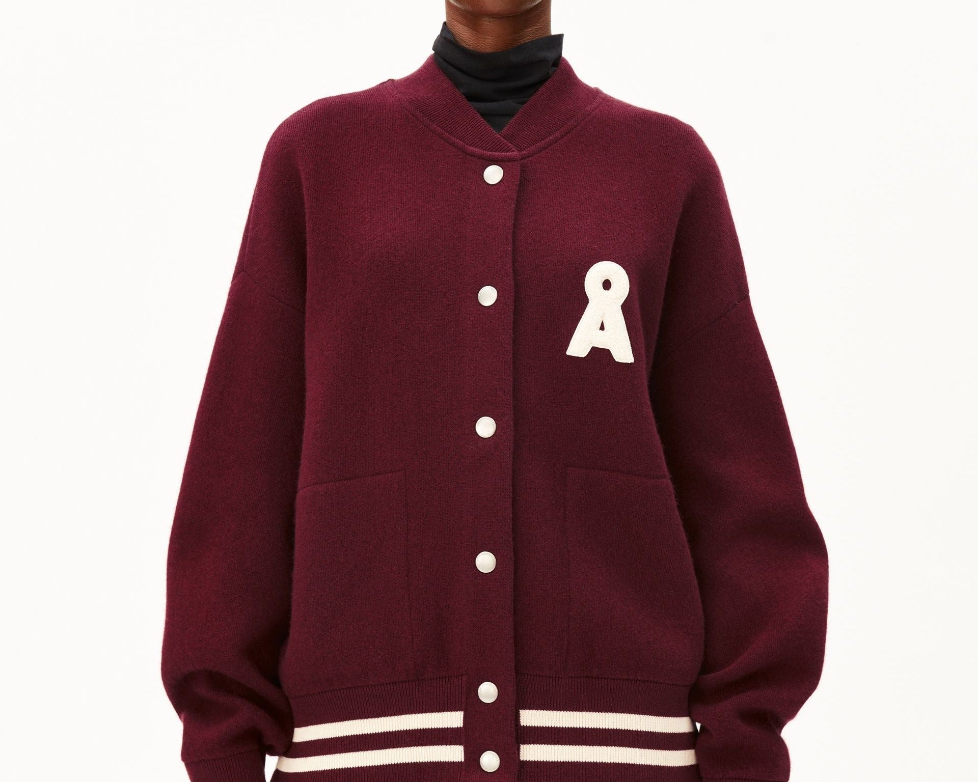 ICONIC Å BOMBERJACKE | velvet red-tinted navy