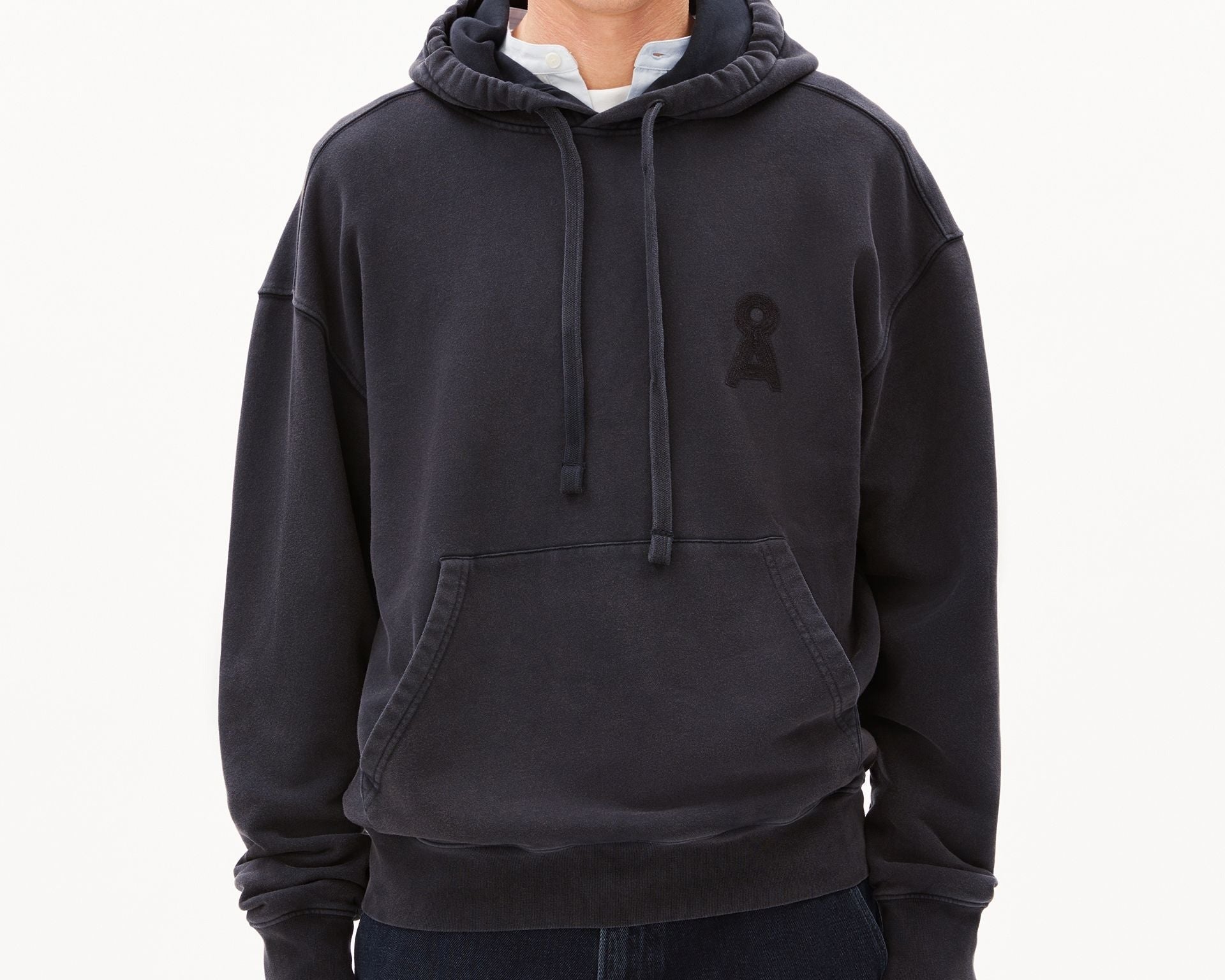 ICONIC Å GMT DYE HOODIE | black washed
