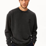 ICONIC Å GMT DYE SWEATSHIRT | black washed