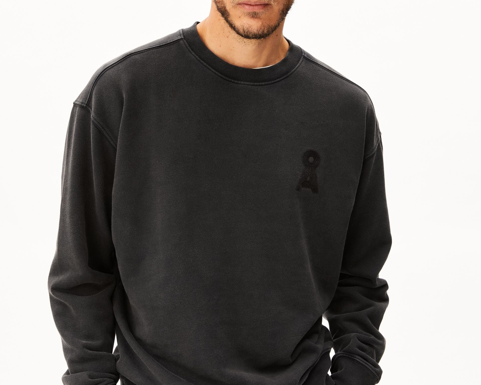 ICONIC Å GMT DYE SWEATSHIRT | black washed