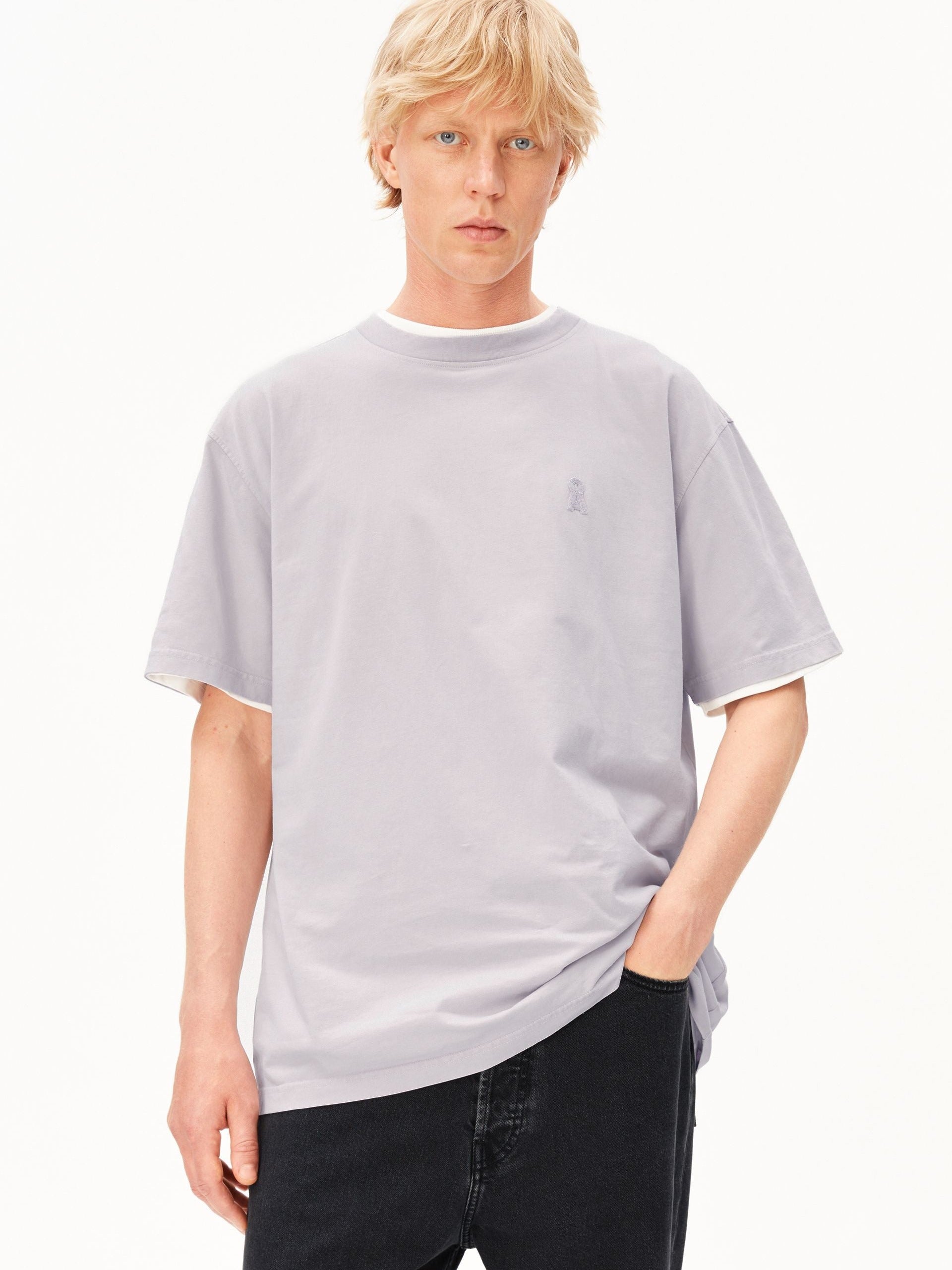 ICONIC Å MAARKOS GMT DYE T-SHIRT | moonlit lilac washed
