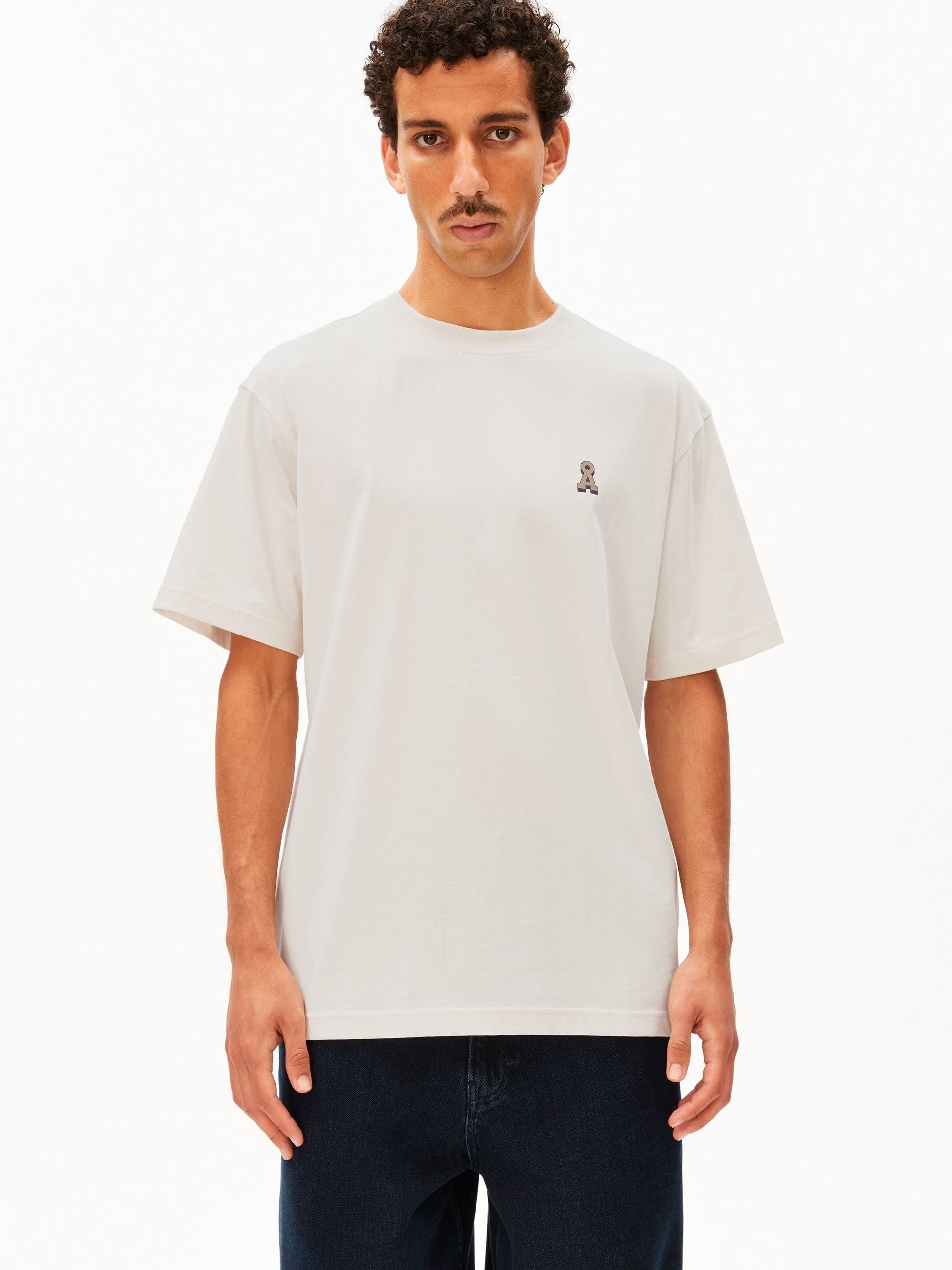 ICONIC Å MAARKOS MELANGE T-SHIRT | pure