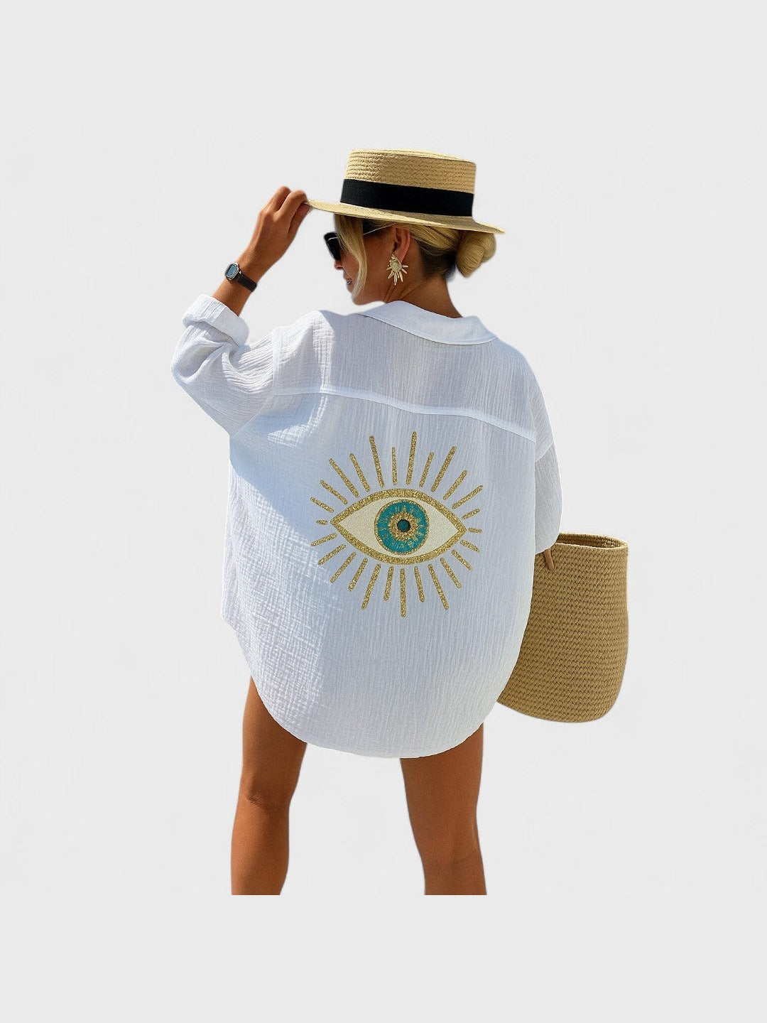 Irena - Casual Blůza ve stylu Ibiza