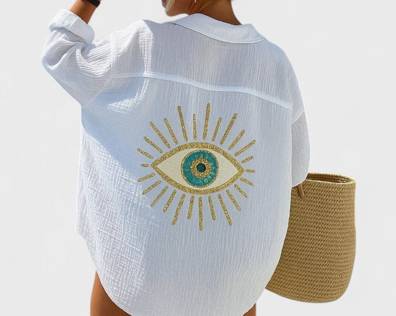 Irena - Casual Blůza ve stylu Ibiza