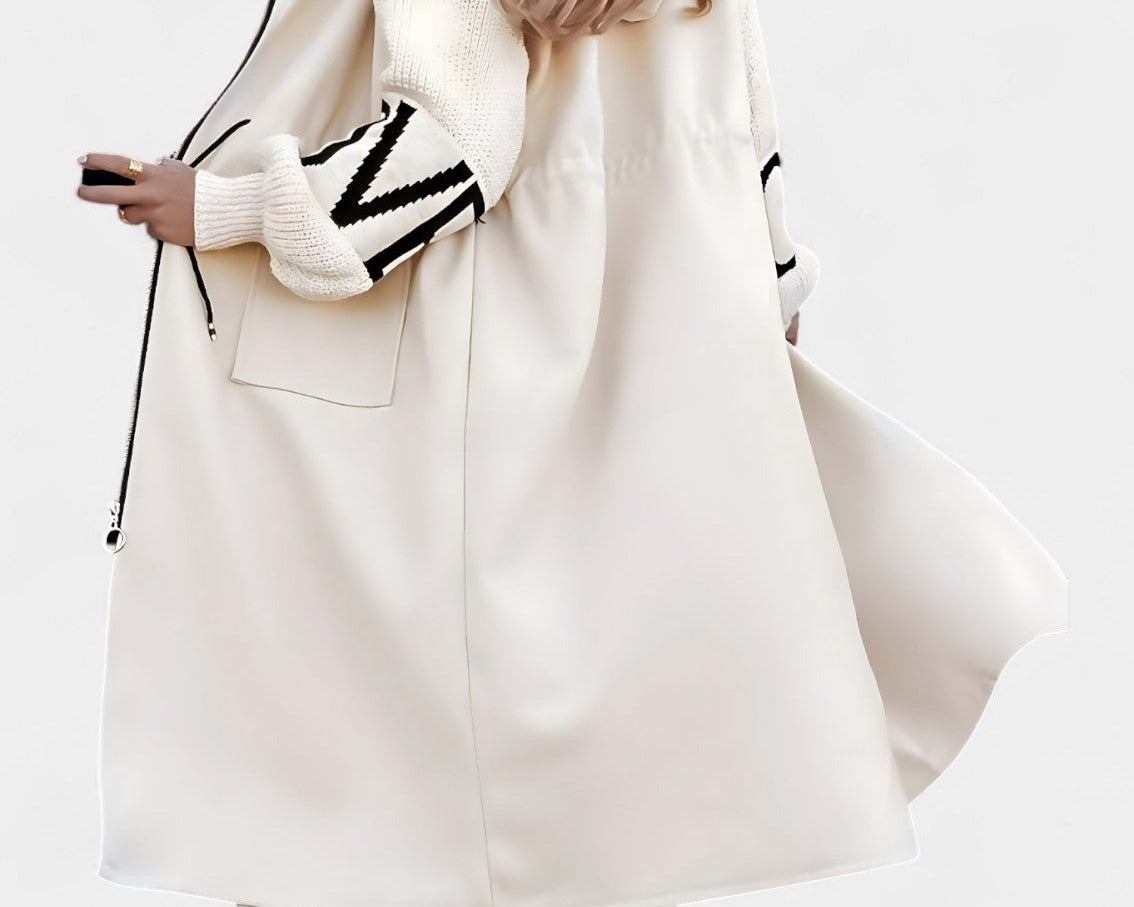 Jana – Kabátový cardigan s kapucí