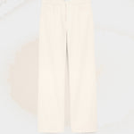 Jean Blanc Coupe Large en Coton