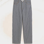 Jean bleu coupe baggy en coton