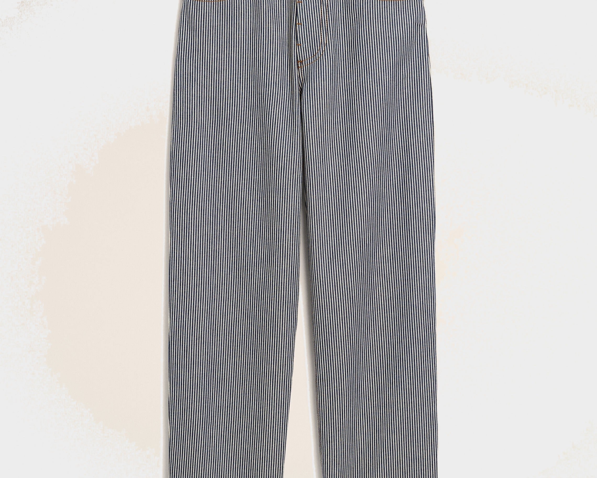 Jean bleu coupe baggy en coton