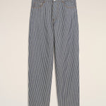 Jean bleu coupe baggy en coton