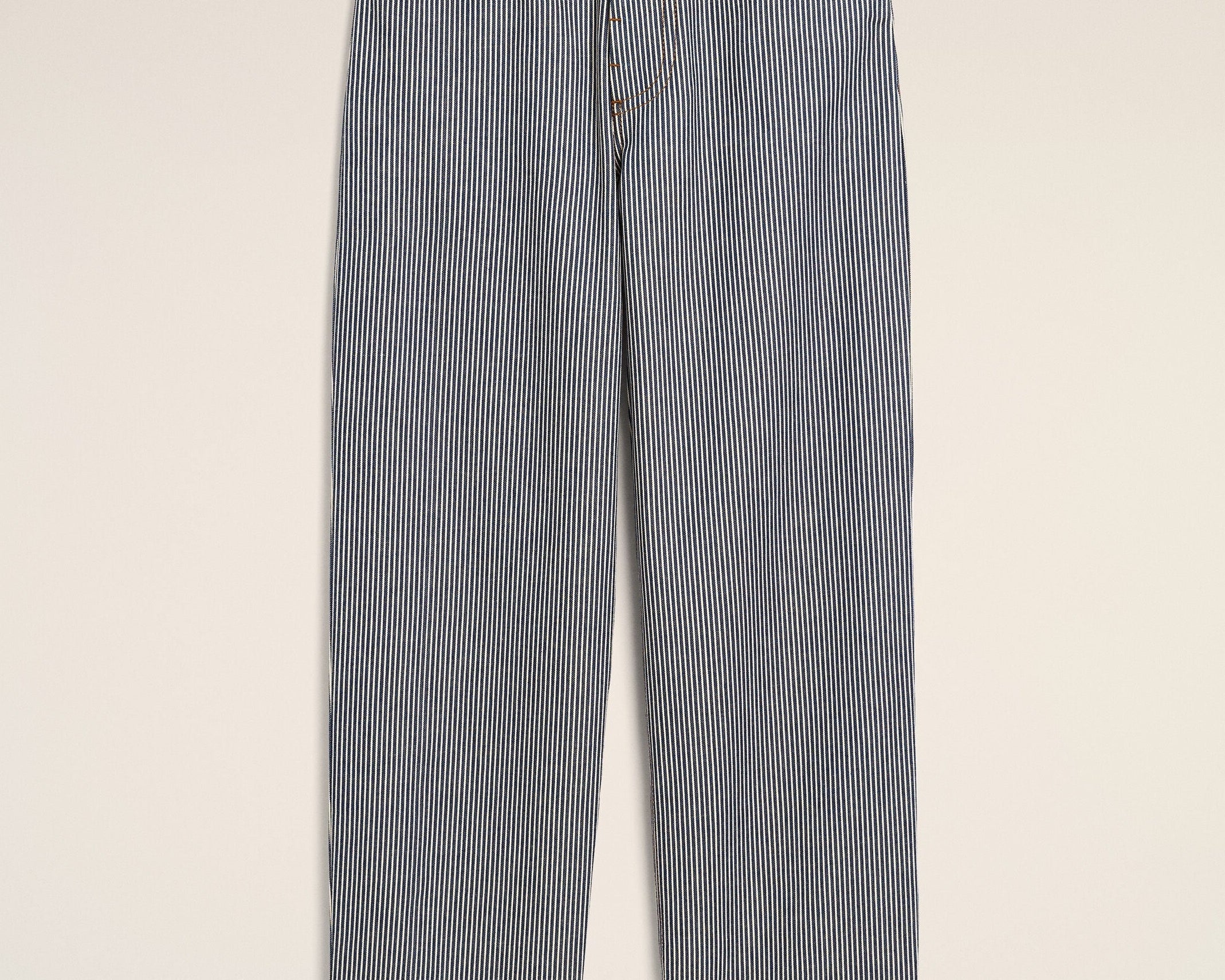 Jean bleu coupe baggy en coton