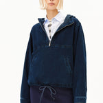 JEANSJACKE MIT KAPUZE | fluid ink