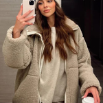 Karla – Měkký teddy kabát