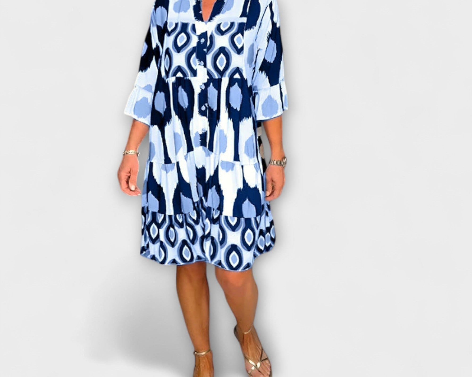 Lavira - Chic Midi Šaty