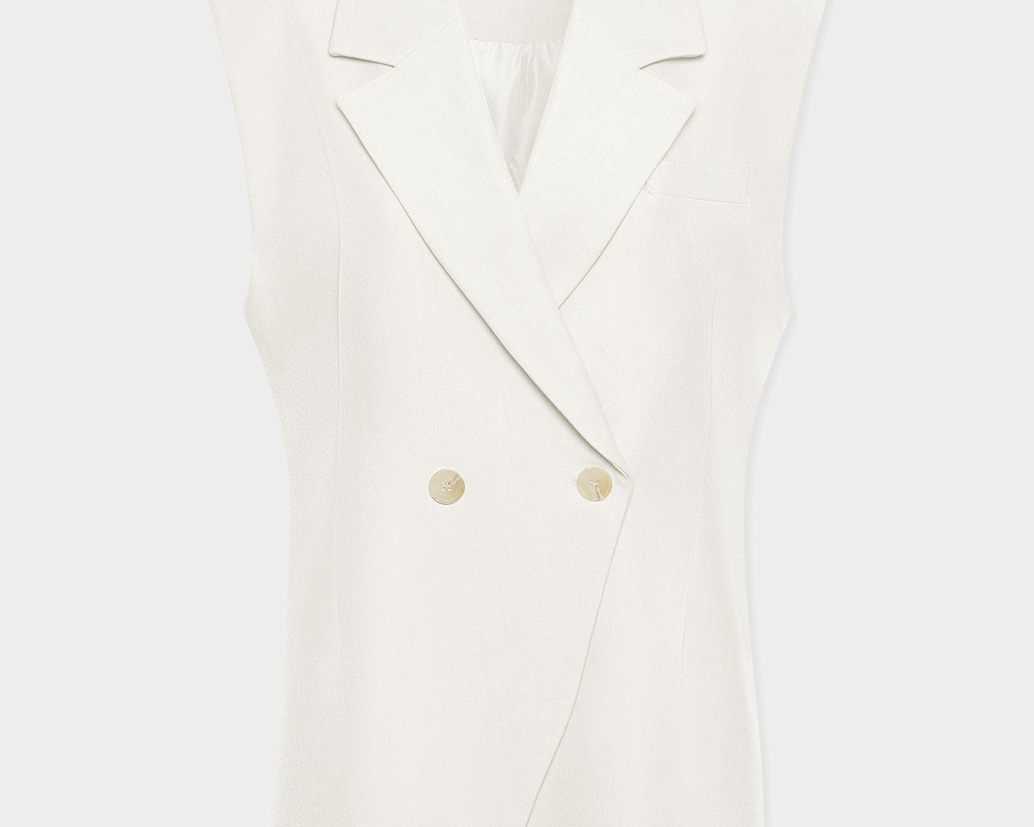 LORNA BEZ RUKÁVŮ BLAZER CRÈME