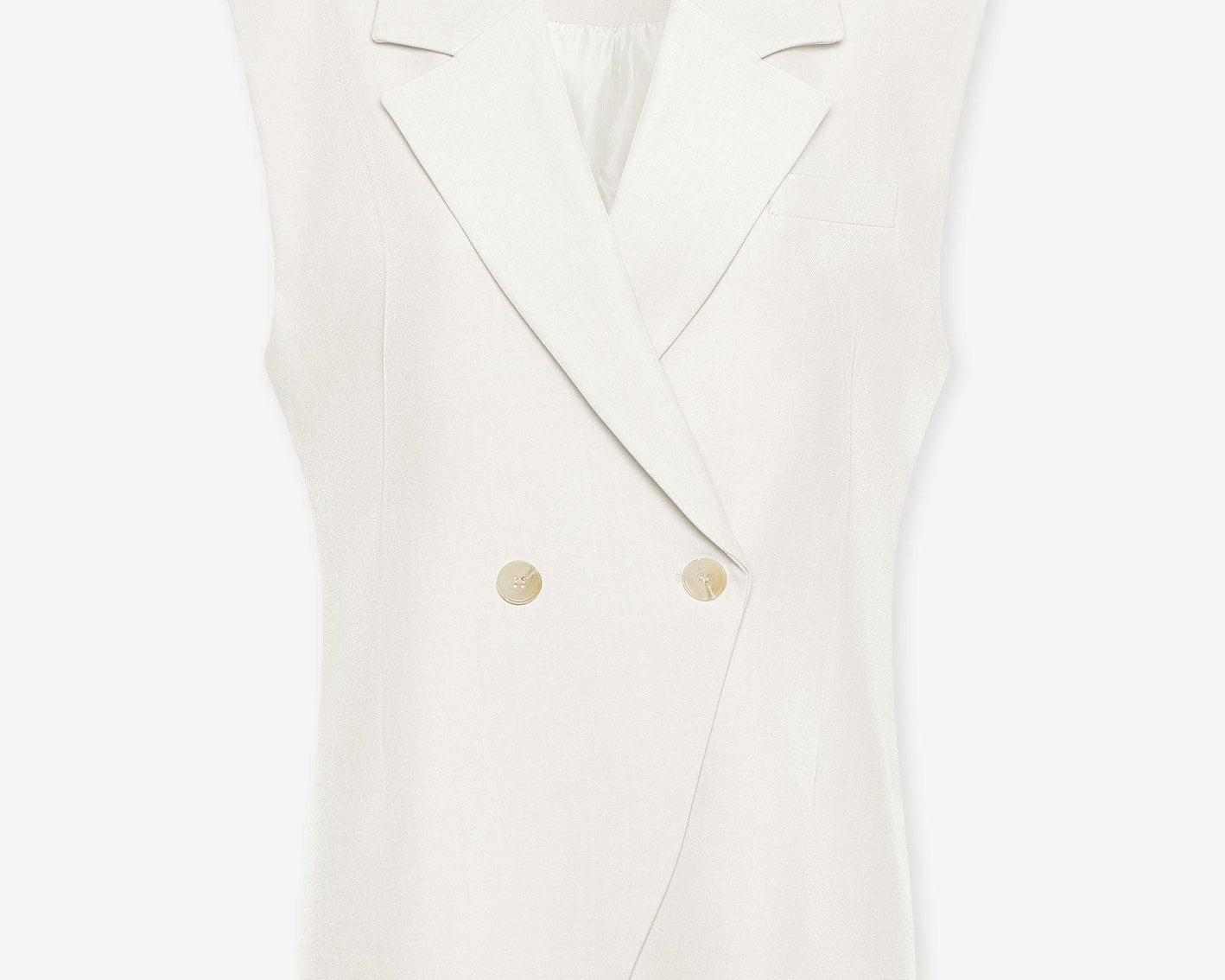 LORNA BEZ RUKÁVŮ BLAZER CRÈME