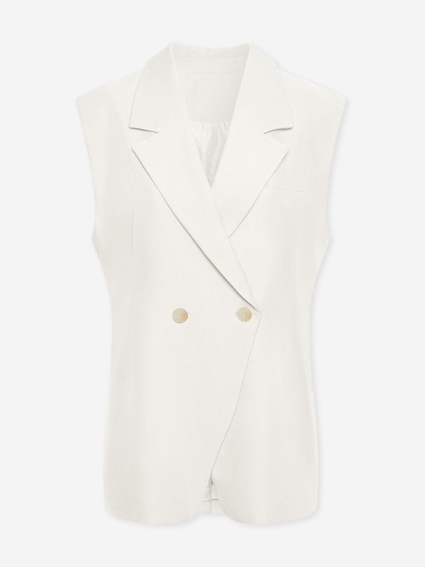 LORNA BEZ RUKÁVŮ BLAZER CRÈME