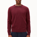 LOUKAA STRICKPULLOVER | velvet red