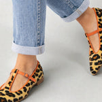 Lulu | Leopardí t-strap baleríny