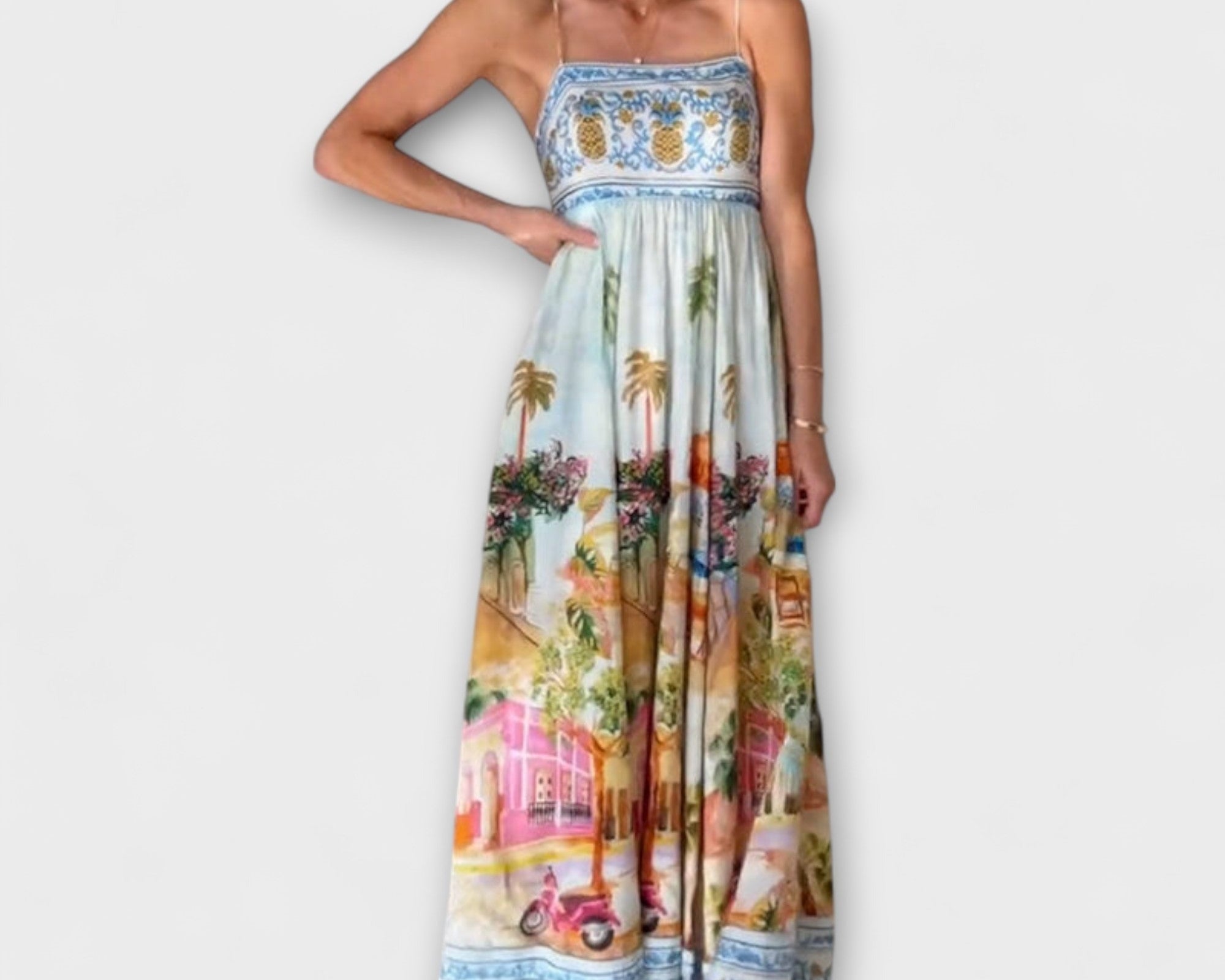 Lumen - Multicolor Maxi Šaty Aracati