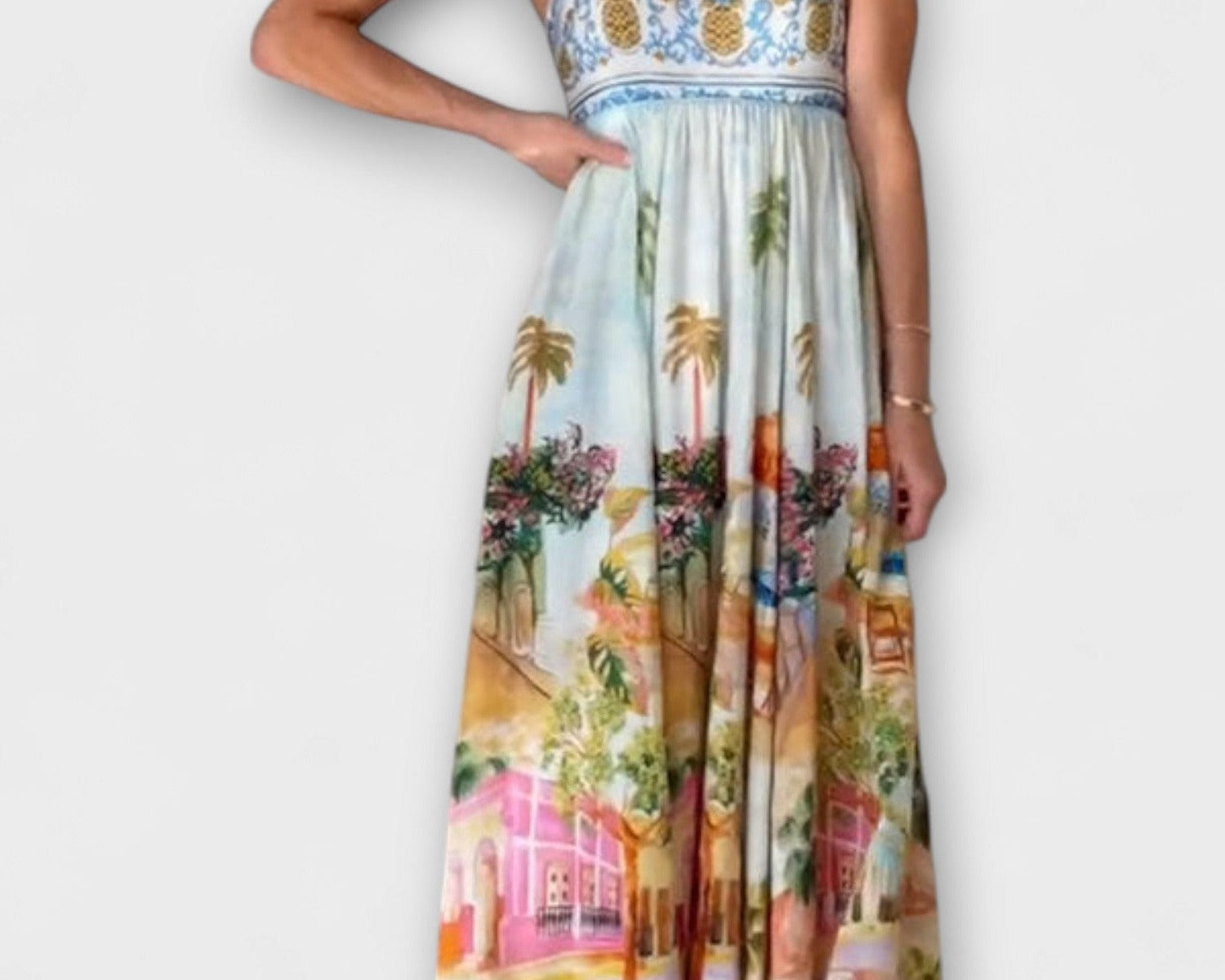 Lumen - Multicolor Maxi Šaty Aracati