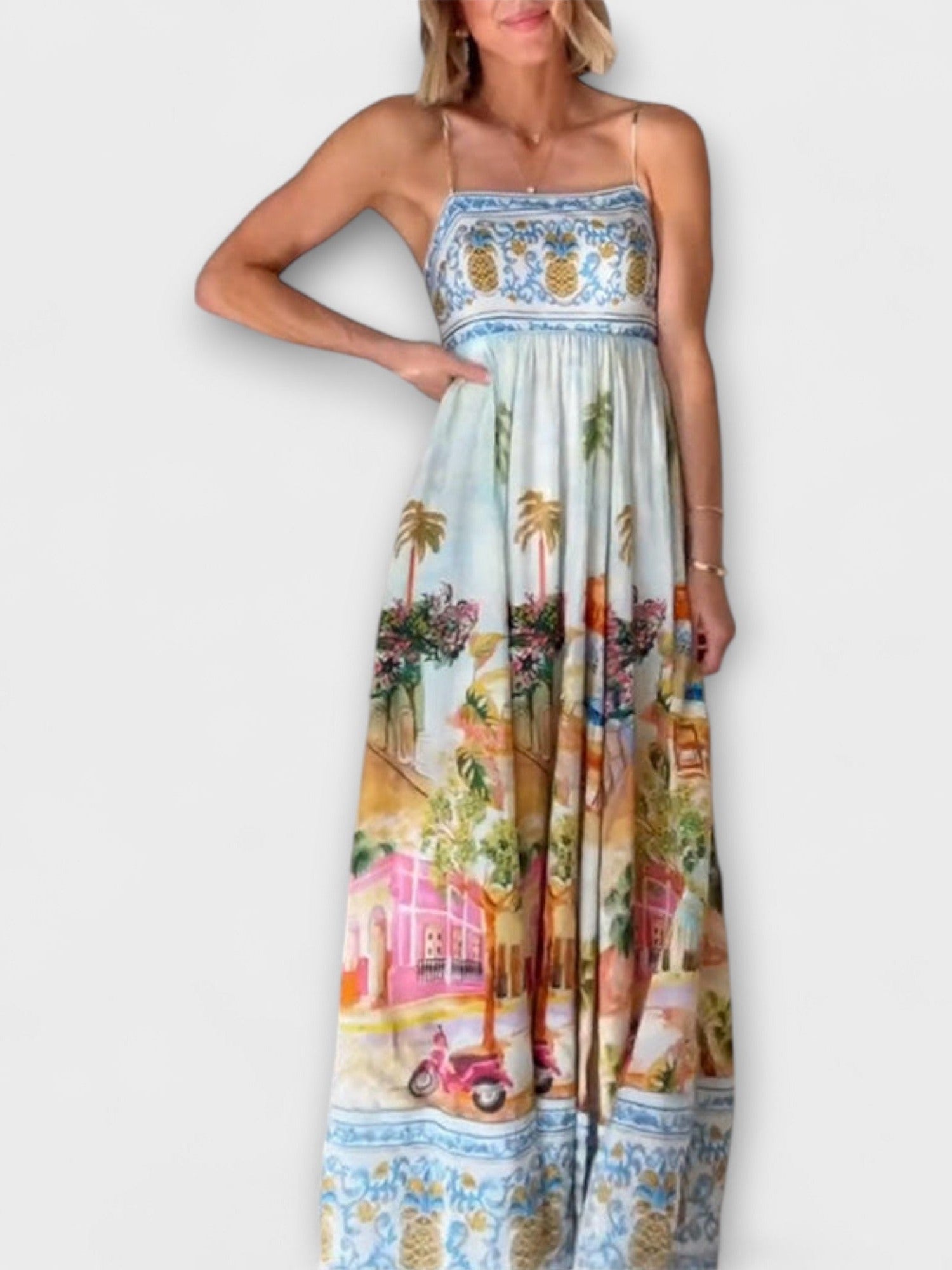 Lumen - Multicolor Maxi Šaty Aracati